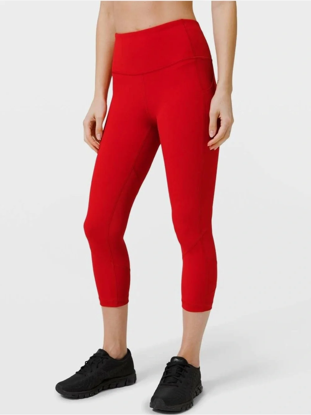 lululemon athletica Bright Red High-Rise Leggings
